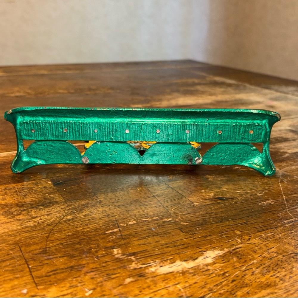 Vintage Hanukkah Menorah Lions Brass Metal Judaica Candle Holder Made in Israel - Picture 8 of 12